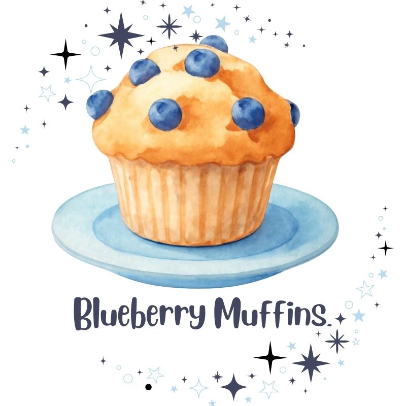 10 Easy Afternoon Tea Cupcakes (British-Inspired Recipes You’ll Love) blueberry muffins