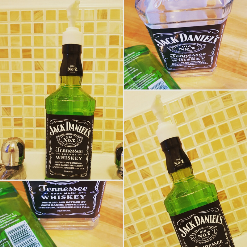 Recycled Jack Daniels Bottle Into A Soap