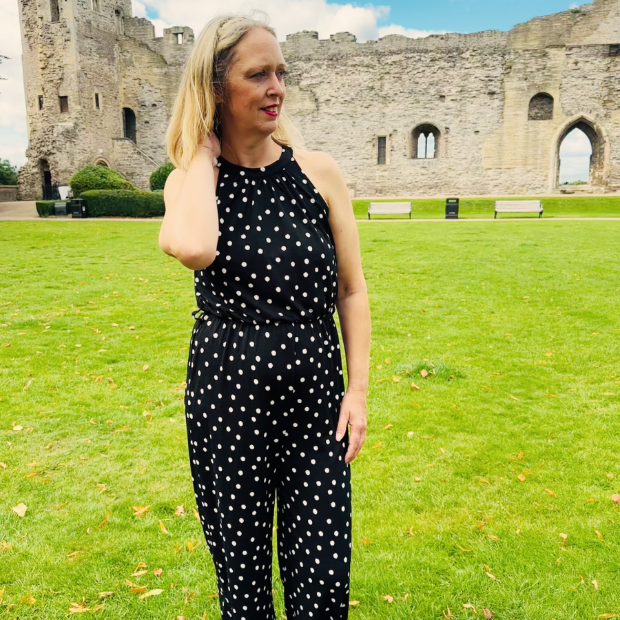 So Tell Me You Like Polka Dots Without Telling Me You Like Polka Dots Budget Tips On Finding The Perfect Polka Dot Jumpsuit