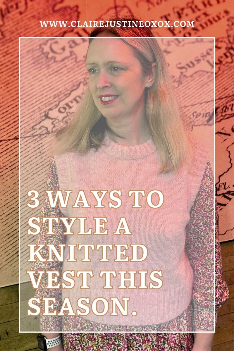 3 Ways To Style A Knitted Vest This Season