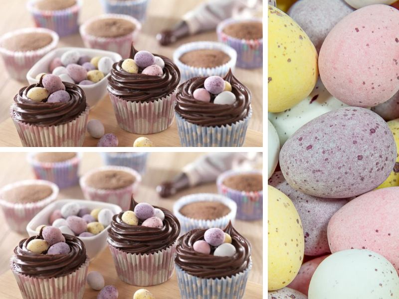 Easter Chocolate Cupcakes