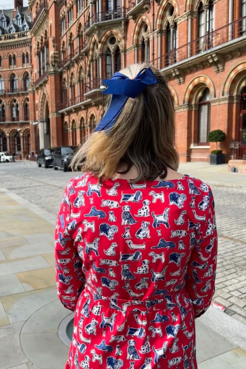 How To Style A Red Maxi Dress For A Day In London