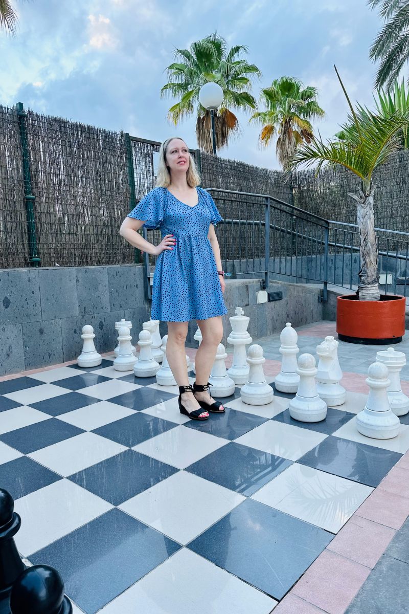 Pairing My Polka Dot Dress With The Game Of Chess