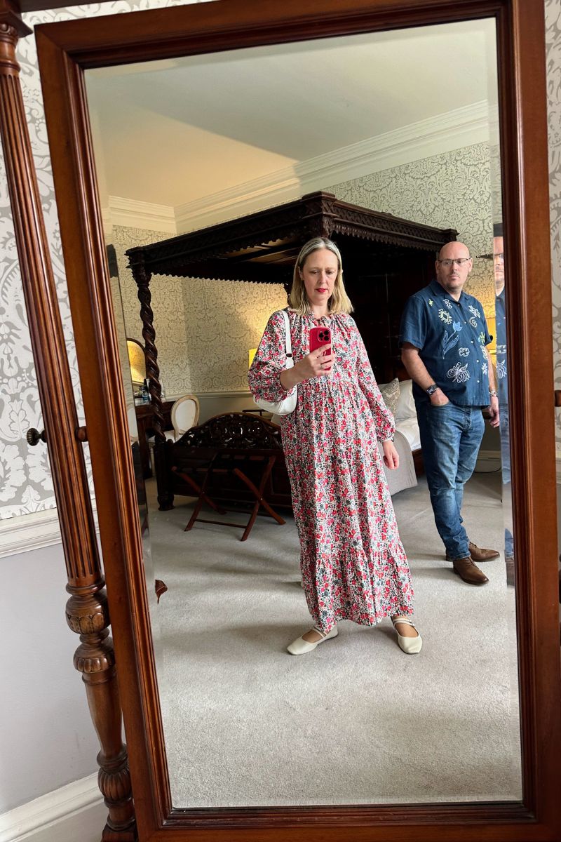 Autumn Fashion Over 50: Easy Ways To Style A Long-Sleeved Joules Dress
