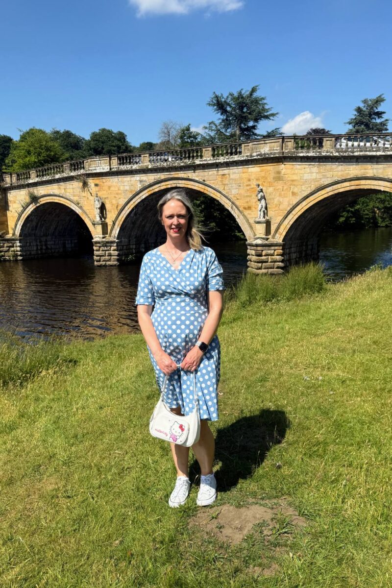 A Charming Day At Chatsworth House And Tea Rooms Wearing My Light Blue Polka Dot Dress A Charming Day At Chatsworth House And Tea Rooms Wearing My Light Blue Polka Dot Dress