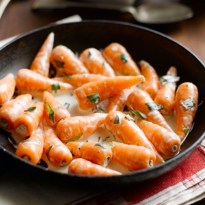 A Quick Creamy Chantenay With Tarragon Recipe