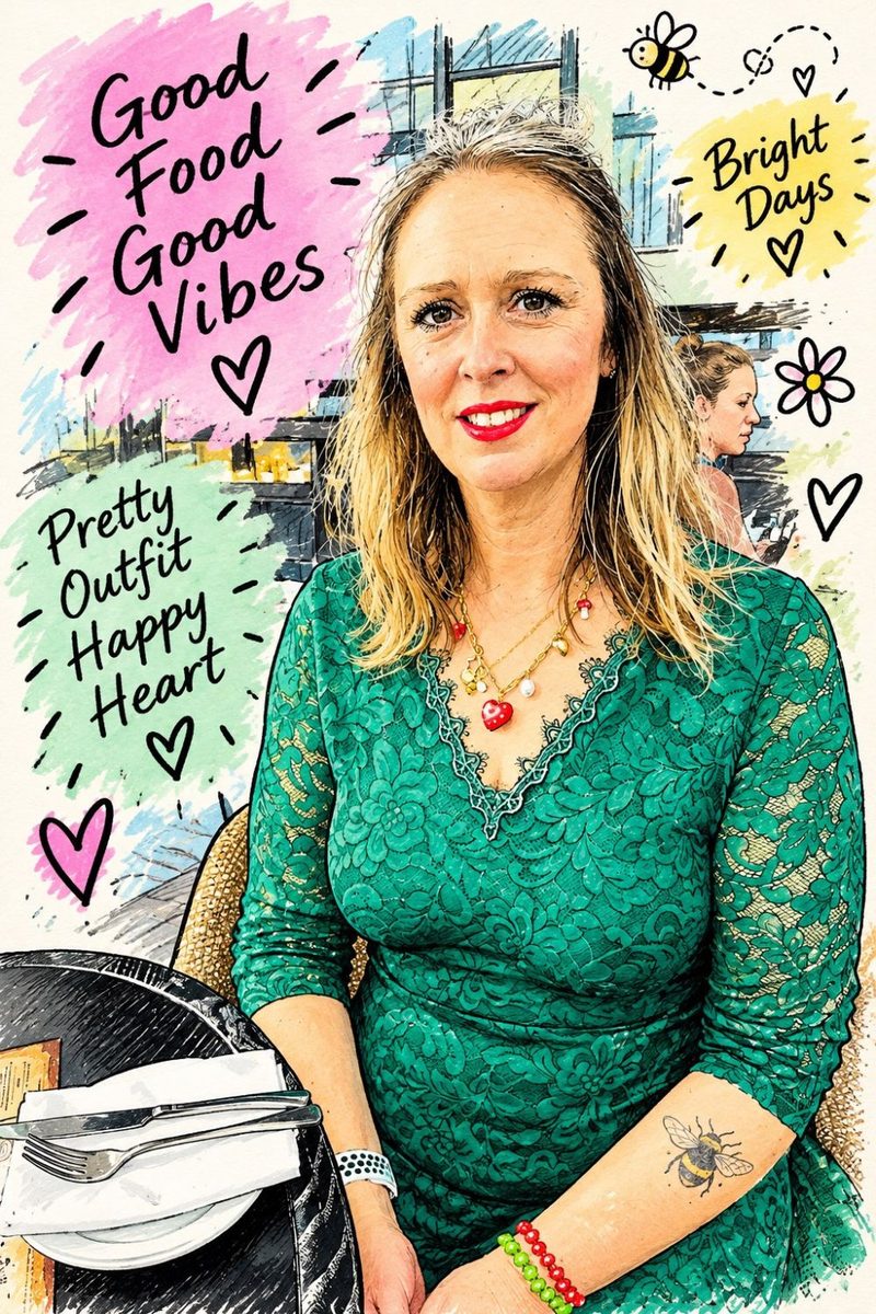 What I Wore: Green Dress