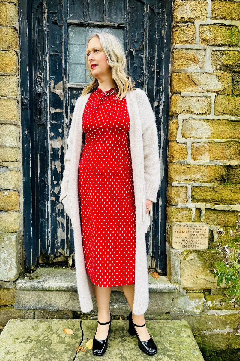 The Classic Midi Tea Dress | Over 50 Style