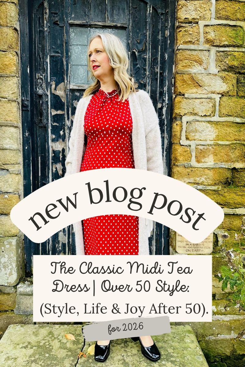The Classic Midi Tea Dress | Over 50 Style
