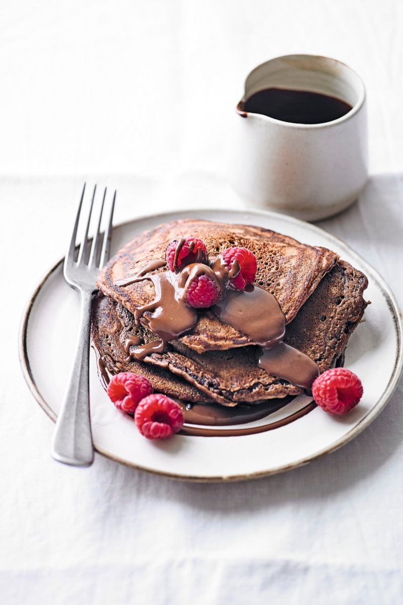 Chocolate Brownie Pancakes