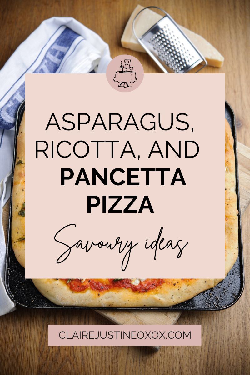 ecipe and image courtesy of Enjoy Asparagus Asparagus, Ricotta, And Pancetta Pizza