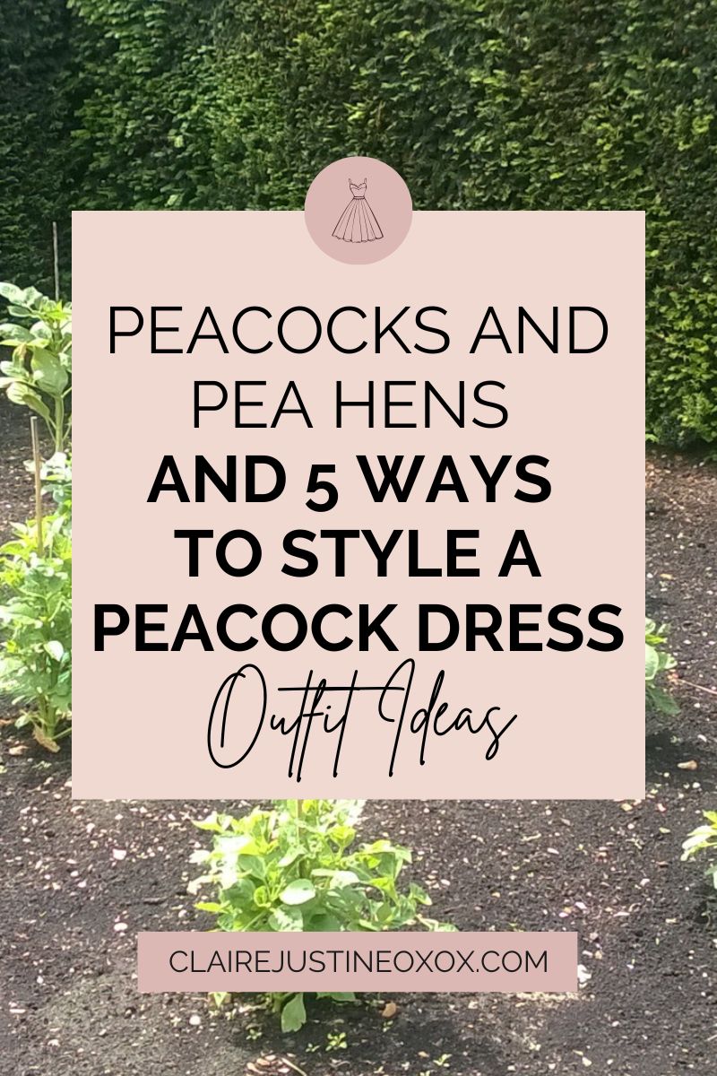 5 Ways To Style A Peacock Dress