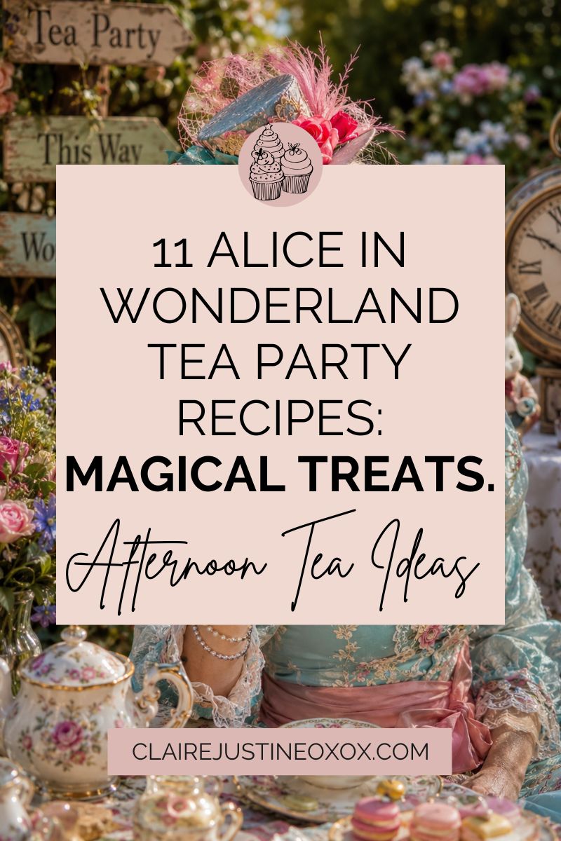 11 Alice In Wonderland Tea Party Recipes Party Recipes