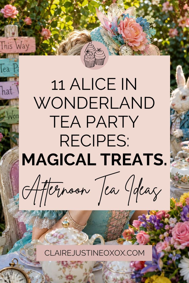 11 Alice In Wonderland Tea Party Recipes: Magical Treats