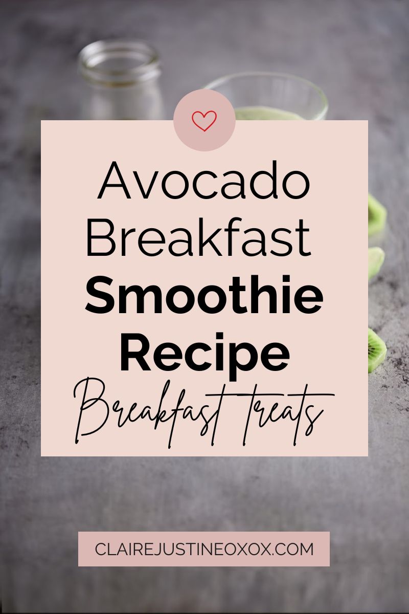 Avocado Breakfast Smoothie Recipe Avocado Breakfast Smoothie Recipe