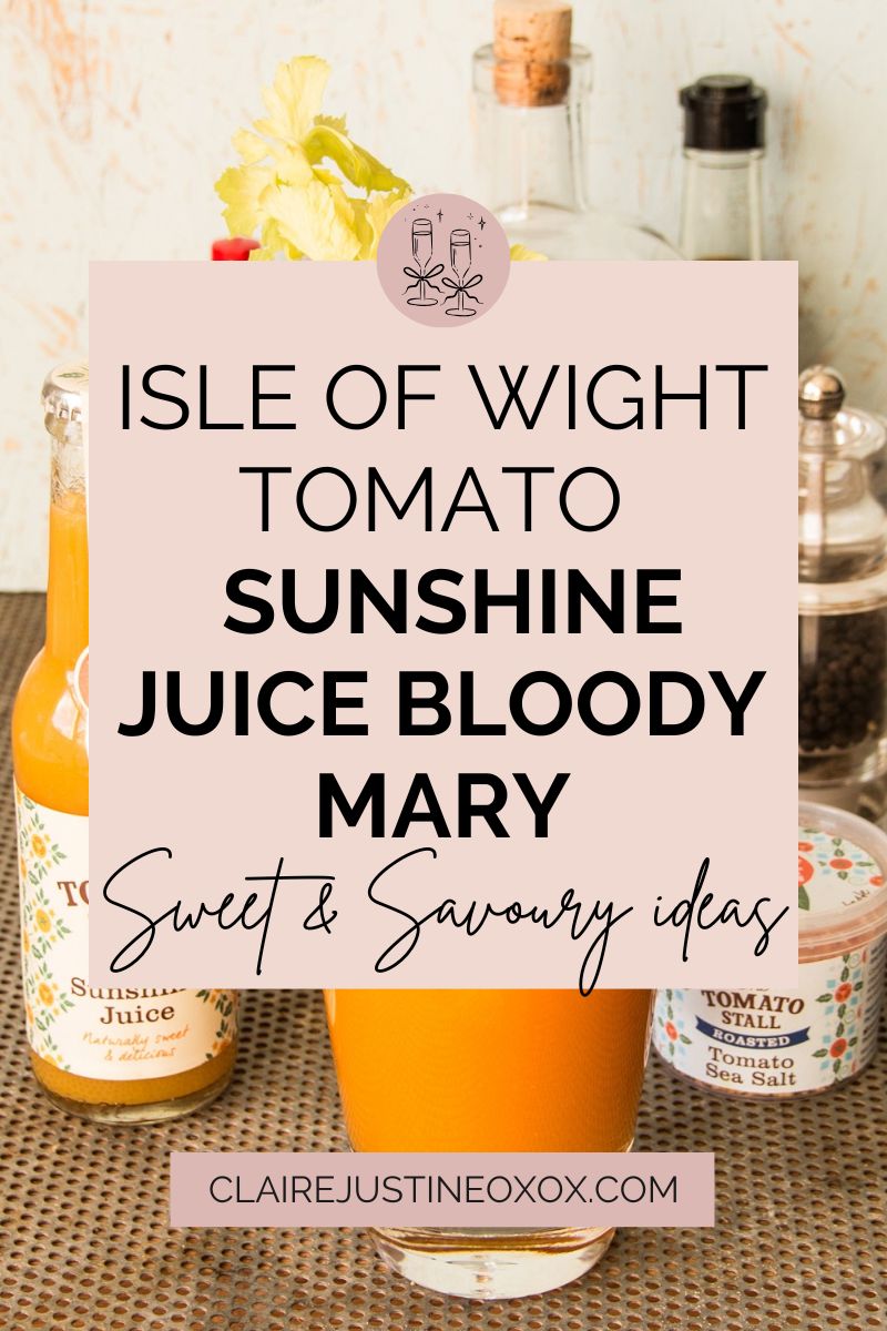 Isle of Wight Tomato Sunshine Juice Bloody Mary