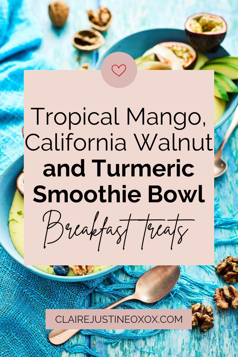 Tropical Mango, California Walnut and Turmeric Smoothie Bowl Tropical Mango, California Walnut and Turmeric Smoothie Bowl