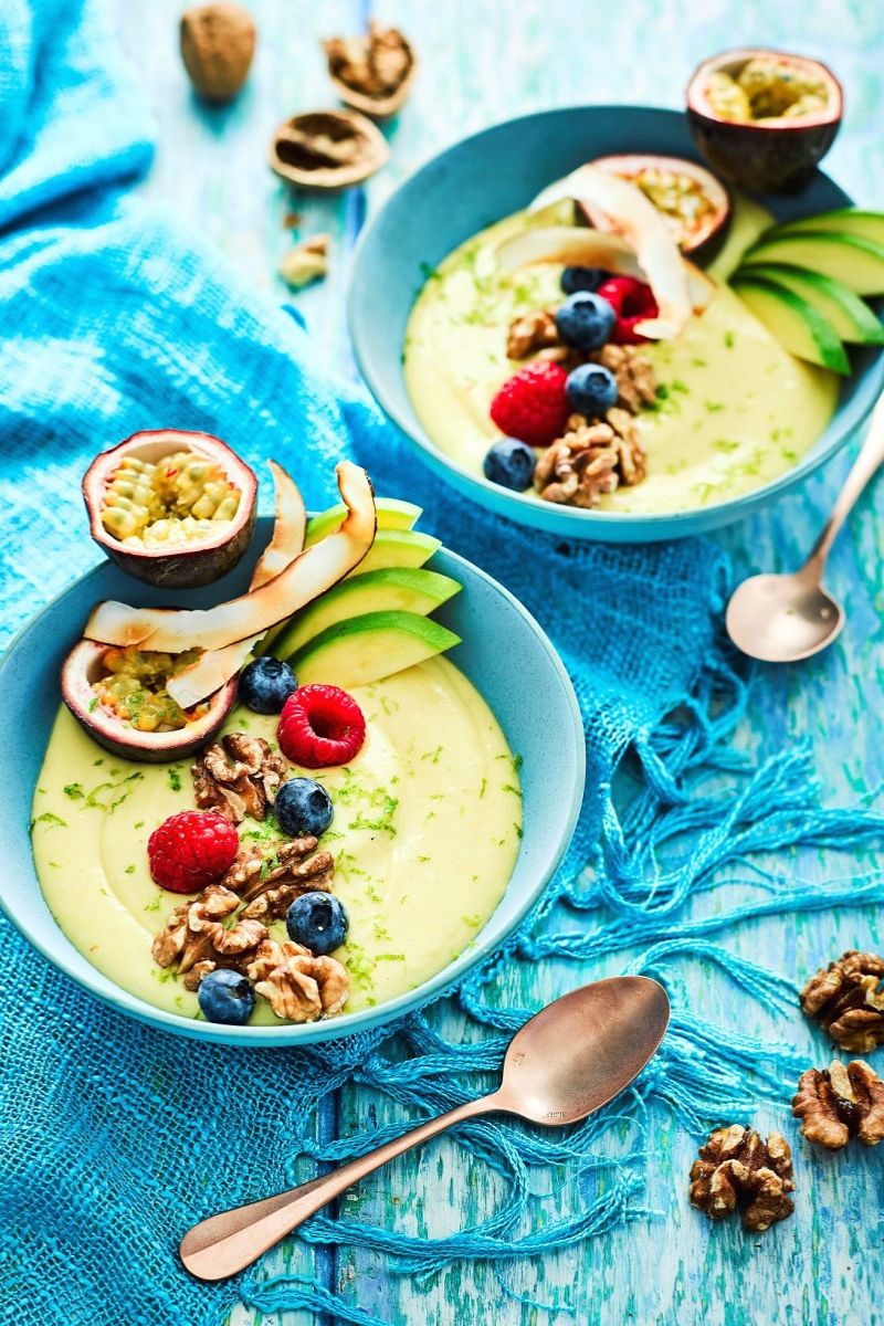 Tropical Mango, California Walnut and Turmeric Smoothie Bowl: Tropical Mango, California Walnut and Turmeric Smoothie Bowl