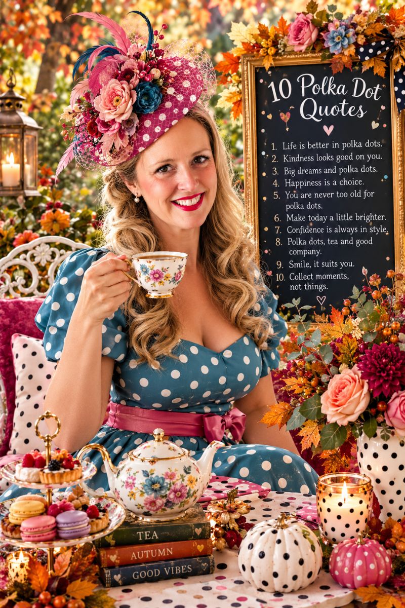 10 Polka Dot Quotes About How You Feel Wearing Polka Dots