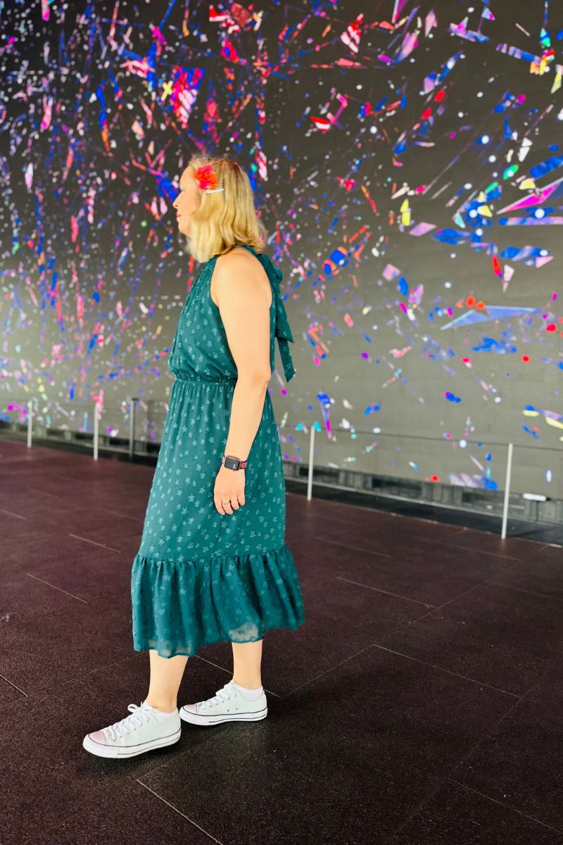 What I Wore In London: My Apricot Dress And Converse. What I Wore In London: My Apricot Dress And Converse